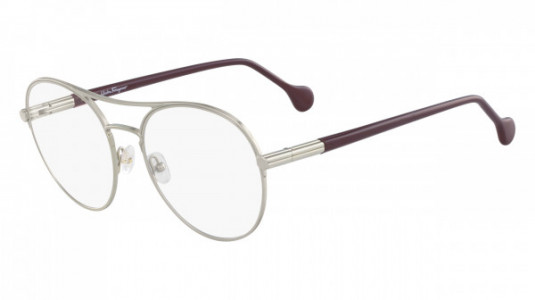 Ferragamo SF2174 Eyeglasses, (742) GOLD/WINE