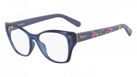 Ferragamo SF2827 Eyeglasses, (414) BLUE