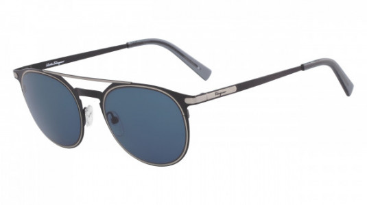 Ferragamo SF186S Sunglasses, (002) MATTE BLACK