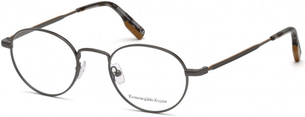 Ermenegildo Zegna EZ5132 Eyeglasses, 032 - Matte Light Gold, Shiny Dark Havana, Vicuna Signature