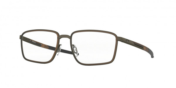 Oakley OX3235 SPINDLE Eyeglasses, 323503 PEWTER/MATTE DARK BROWN (SILVER)