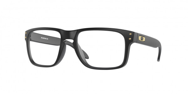 Oakley OX8156 HOLBROOK RX Eyeglasses, 815608 HOLBROOK RX SATIN BLACK (BLACK)