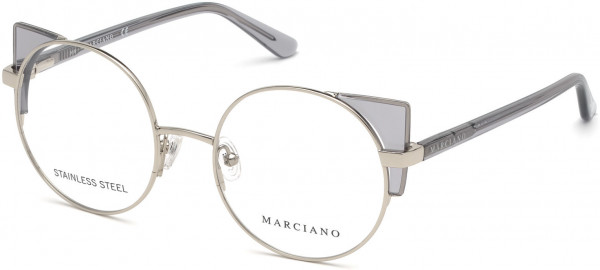 GUESS by Marciano GM0332 Eyeglasses, 010 - Shiny Light Nickeltin