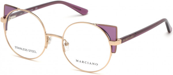 GUESS by Marciano GM0332 Eyeglasses, 028 - Shiny Rose Gold