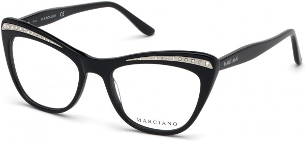 GUESS by Marciano GM0337 Eyeglasses, 001 - Shiny Black