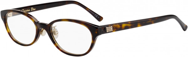 Christian Dior LADYDIORO 3F Eyeglasses, 0086 Dark Havana