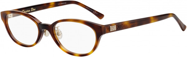 Christian Dior LADYDIORO 3F Eyeglasses, 09N4 Havana Brown