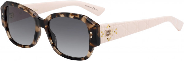 Christian Dior Ladydiorstuds 5 Sunglasses, 001K Havana Light Pink
