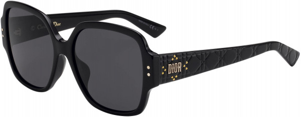 Christian Dior LADYDIORSTUDS 5F Sunglasses, 0807 Black
