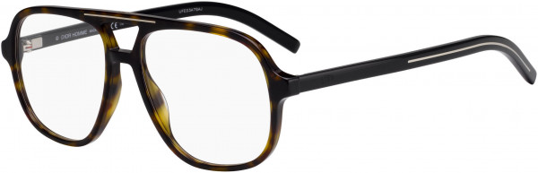Dior Homme Blacktie 259 Eyeglasses, 0086 Dark Havana