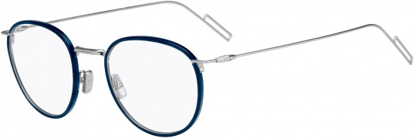 Dior Homme Dior 0207 Eyeglasses, 0SUE Matte Silver Gray Havana