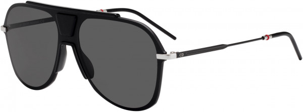 Dior Homme DIOR 0224S Sunglasses, 0O6W Blrut Dark Gray