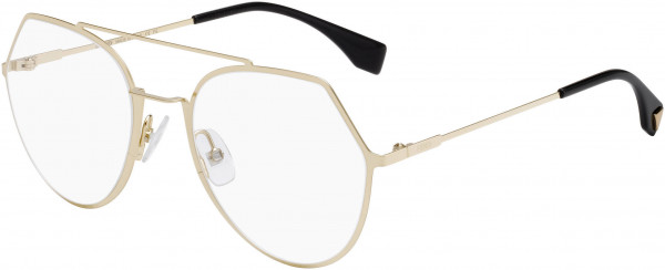 Fendi FF 0329 Eyeglasses, 0J5G Gold