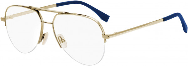 Fendi FF M 0036 Eyeglasses, 0J5G Gold