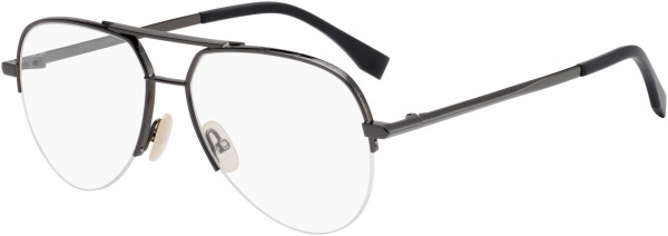 Fendi FF M 0036 Eyeglasses, 0V81 Dark Ruthenium Black
