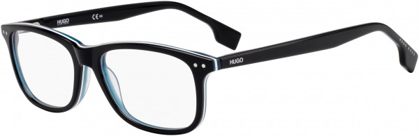 HUGO HG 0056 Eyeglasses, 0D51 Black Blue
