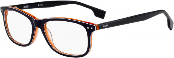 HUGO HG 0056 Eyeglasses, 0RTC Blue Orange