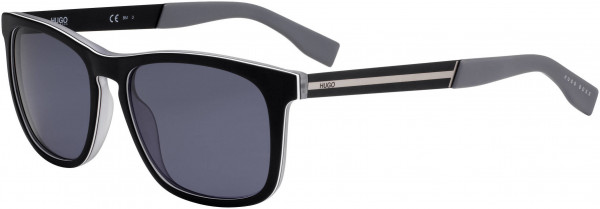 HUGO HG 0245/S Sunglasses, 0O6W Blrut Dark Gray