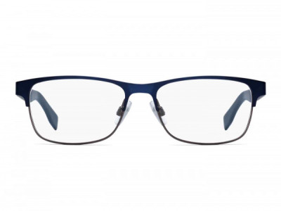 HUGO HG 0247 Eyeglasses, 0FLL MATTE BLUE