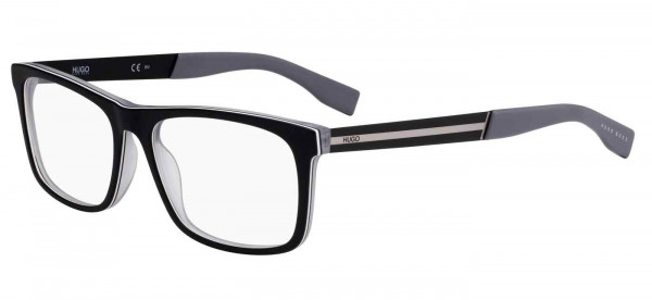 HUGO HG 0248 Eyeglasses, 0O6W BLACK GREY