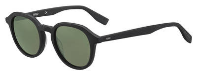 HUGO Hg 0321/S Sunglasses, 02W7(QT) Matte Black Wood