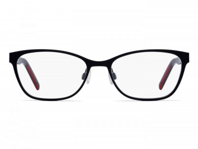 HUGO HG 1008 Eyeglasses, 0BLX BLACK RED