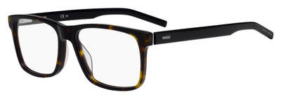HUGO HG 1014 Eyeglasses, 0OIT BLACK RED