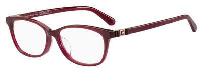 Kate Spade Carlisha/F Eyeglasses, 0LHF(00) Opal Burgundy