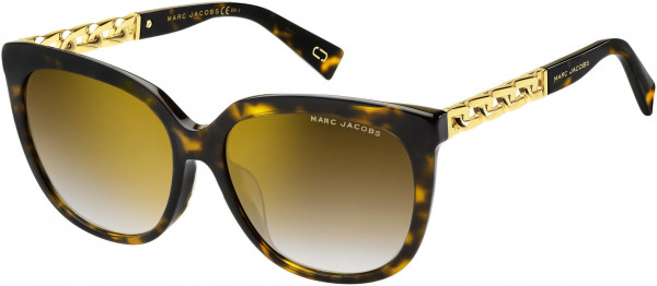 Marc Jacobs MARC 334/F/S Sunglasses, 0086 Dark Havana