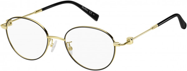 Max Mara MM 1363/F Eyeglasses, 02M2 Black Gold