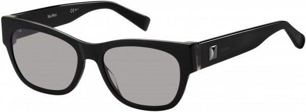 Max Mara MM FLAT II Sunglasses, 0YV4 Black Gray Havana