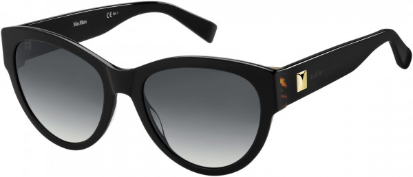 Max Mara MM FLAT III Sunglasses, 0807 Black
