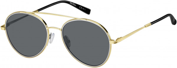 Max Mara MM WIRE II Sunglasses, 0RHL Gold Black