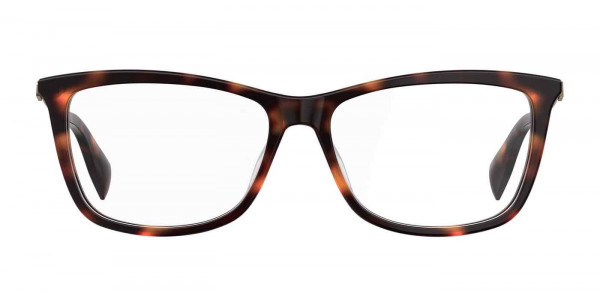 Moschino MOS522 Eyeglasses, 0086 HAVANA