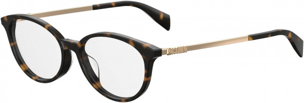 Moschino Moschino 526/F Eyeglasses, 0086 Dark Havana