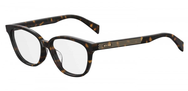 Moschino MOS527/F Eyeglasses, 0086 HAVANA