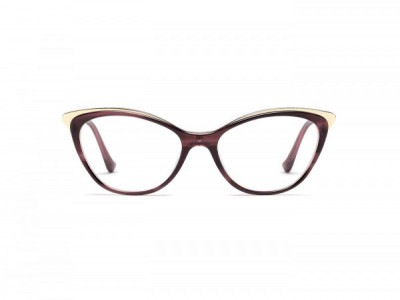 Safilo Design CIGLIA 01 Eyeglasses, 0FF6 STRIPED VIOLET