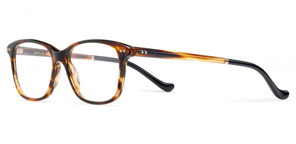Safilo Design TRATTO 04 Eyeglasses, 0KVI STRIPED BROWN