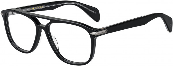 rag & bone RNB 7012 Eyeglasses, 0807 Black