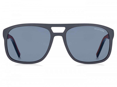Tommy Hilfiger TH 1603/S Sunglasses, 0IPQ MATTE BLUE