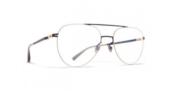 Mykita JUN Eyeglasses, GOLD/BLACK