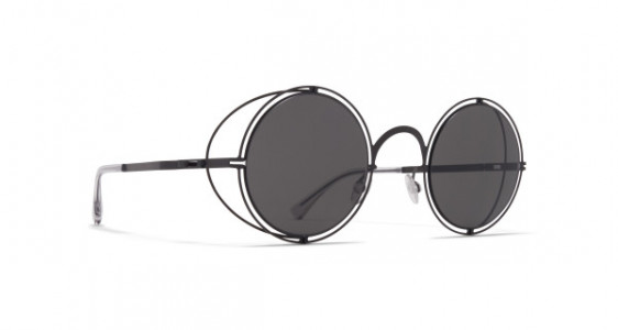 Mykita MMCRAFT001 Sunglasses, BLACK - LENS: DARK GREY SOLID
