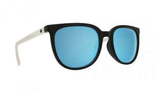 Spy Optic Fizz Sunglasses, Matte Black/Matte Crystal / Gray w/ Light Blue Spectra