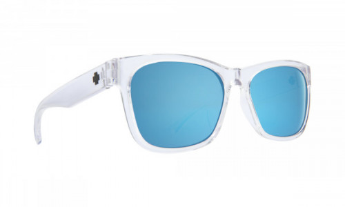 Spy Optic Sundowner Sunglasses, Crystal / Gray w/ Dark Blue Spectra