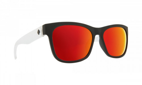 Spy Optic Sundowner Sunglasses, Matte Black/Matte Crystal / Gray w/Red Spectra
