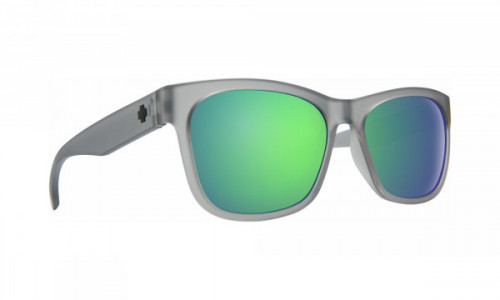Spy Optic Sundowner Sunglasses, Matte Translucent Smoke / Gray w/Green Spectra
