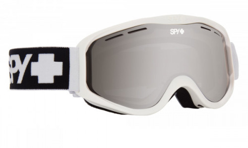 Spy Optic Cadet Snow Goggle Sports Eyewear, Matte White / Bronze with Silver Spectra (VLT:12%)