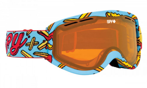 Spy Optic Cadet Snow Goggle Sports Eyewear, Pizza vs. French Fries / Persimmon (VLT:53%)