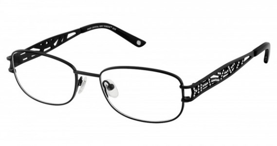 Jimmy Crystal KOS Eyeglasses, BLACK