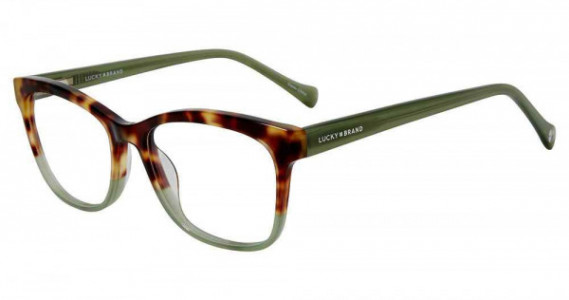 Lucky Brand D218 Eyeglasses, TORT/GREEN (0TOG)
